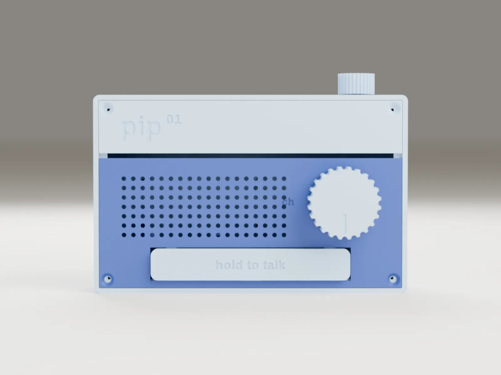 PIP 01 blue front view