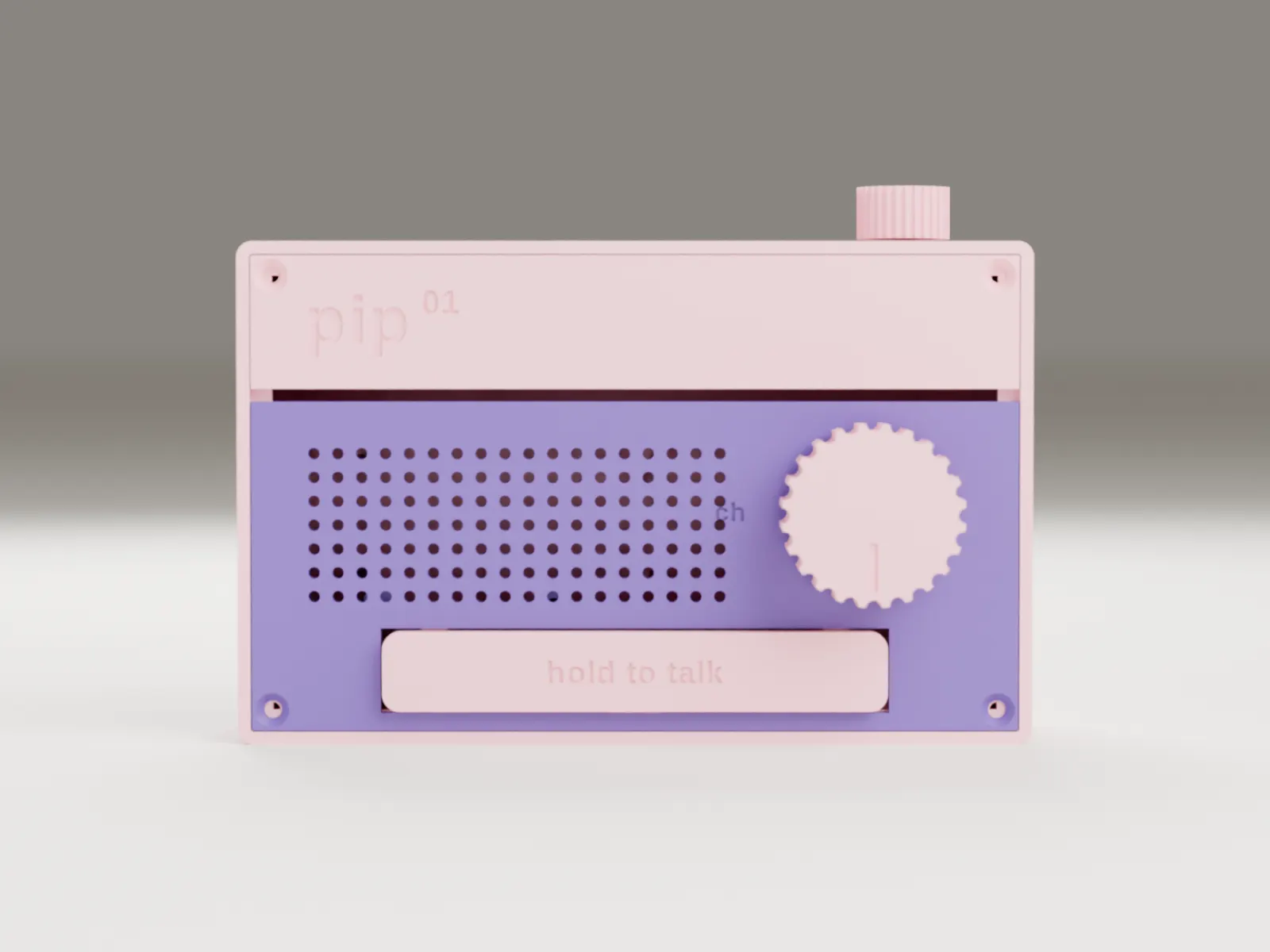 PIP 01 pink front view